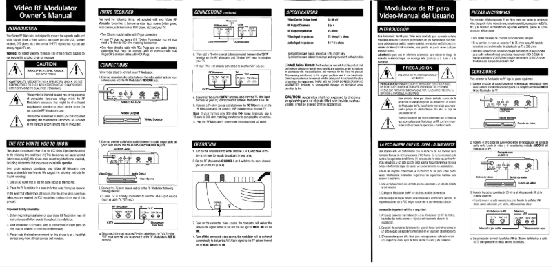 Page 1 de la notice Manuel utilisateur Philips SWS2102W