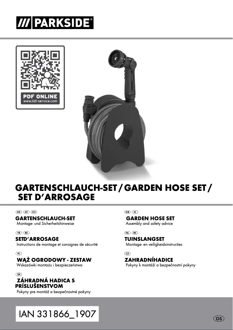 Page n°1 - Manuel utilisateur Parkside IAN 331866