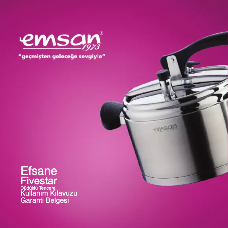 Page 1 de la notice Manuel utilisateur Emsan Efsane Fivestar