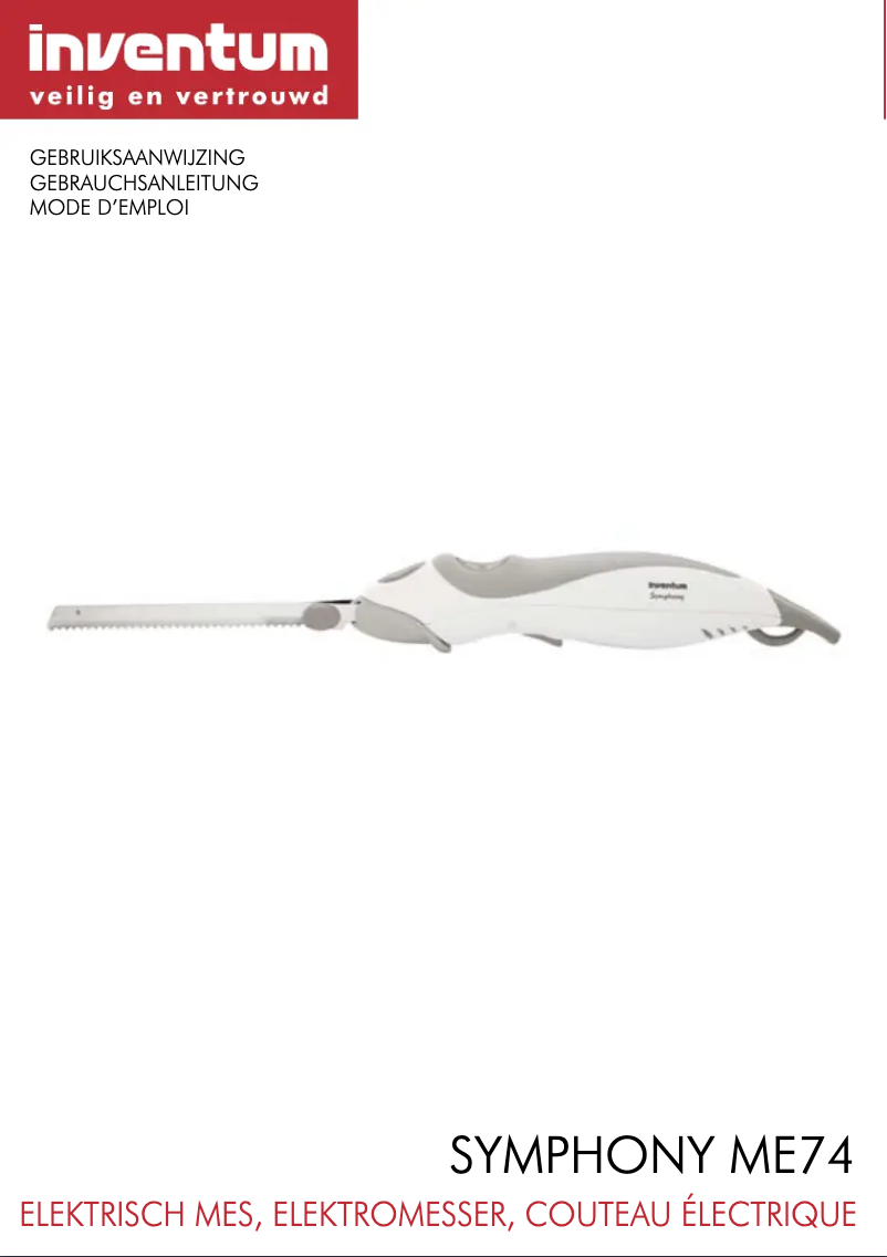 Image de la première page du manuel de l'appareil ME74