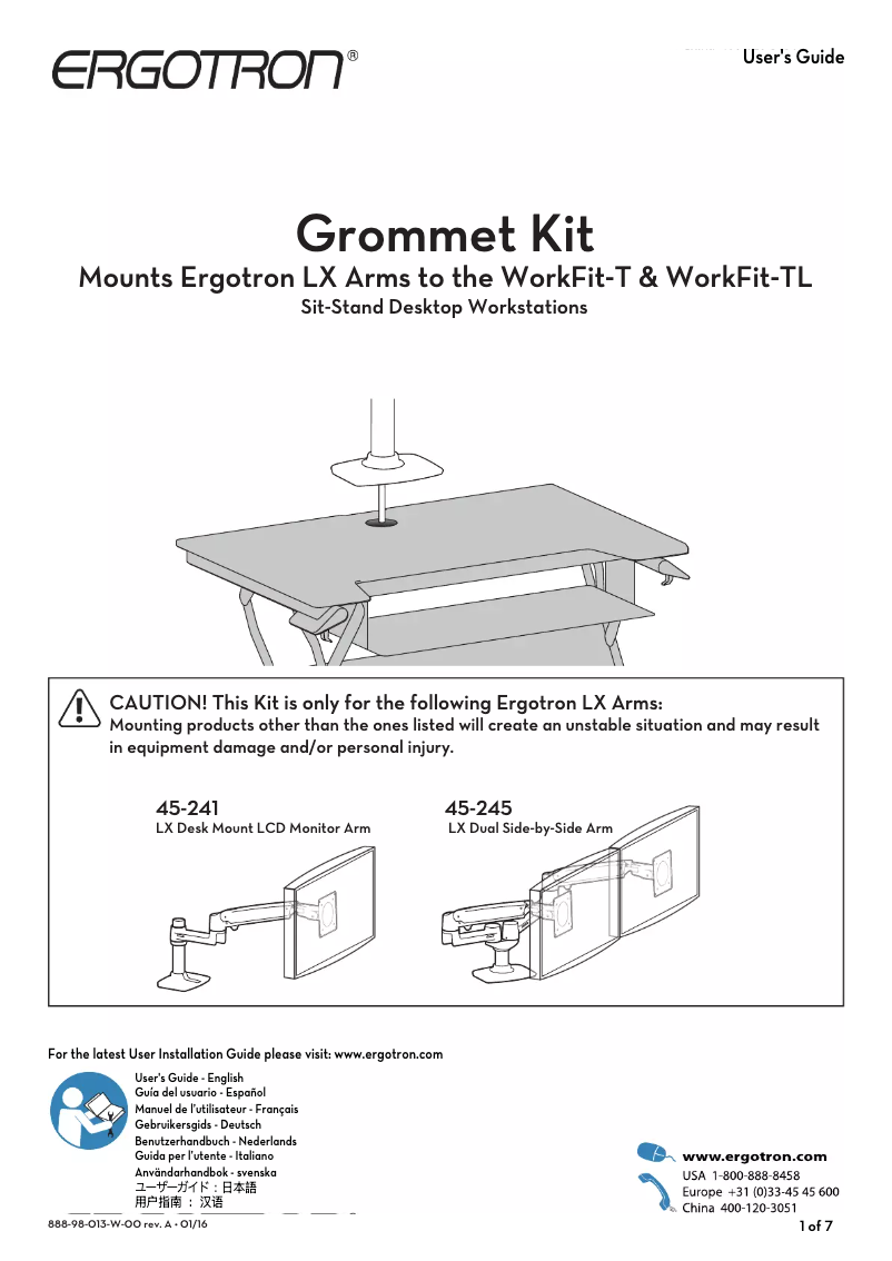 Image de la première page du manuel de l'appareil 98-017