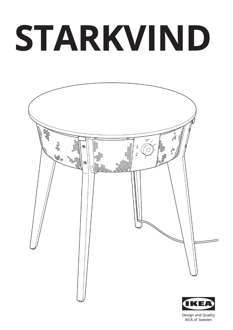 Page 1 de la notice Manuel utilisateur Ikea STARKVIND 604.619.70