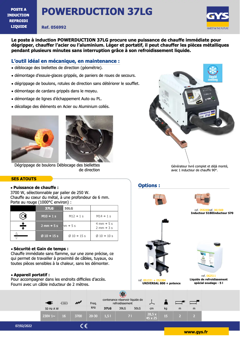 Image de la première page du manuel de l'appareil Powerduction 37LG