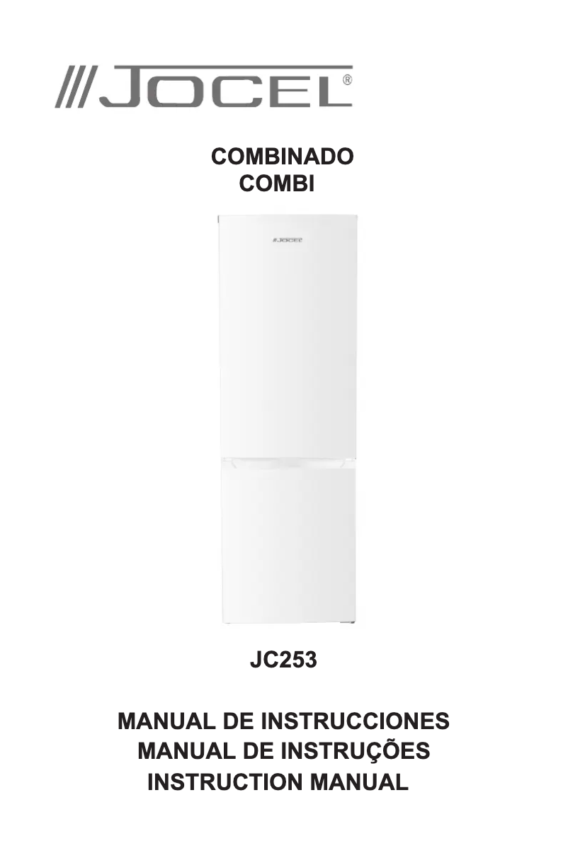 Page 1 de la notice Manuel utilisateur Jocel JC253