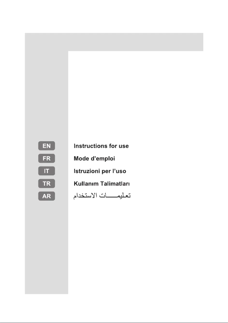Page n°1 - Manuel utilisateur Hotpoint H8TIH 182 O3 X