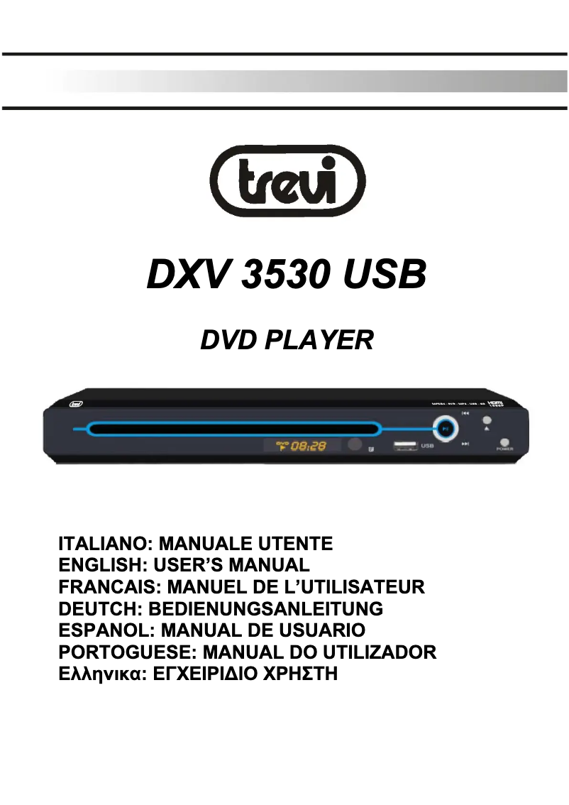 Image de la première page du manuel de l'appareil DXV 3530 USB