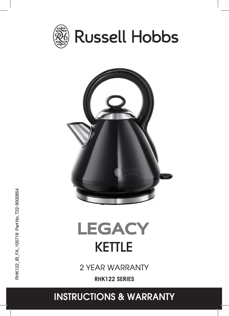 Página 1 del manual Manual de usuario Russell Hobbs Legacy RHK122