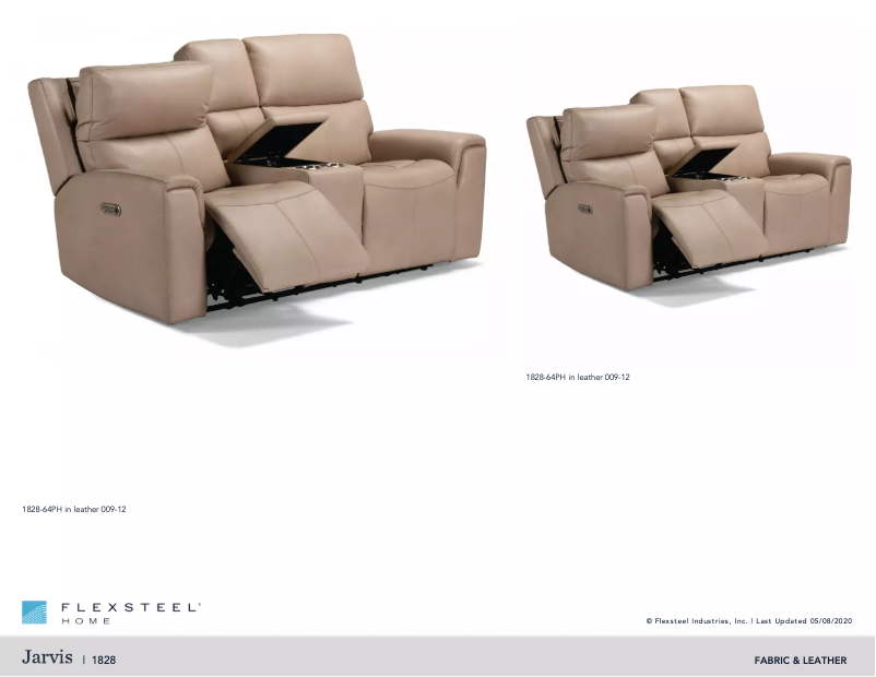 Page 1 de la notice Manuel utilisateur Flexsteel Jarvis 1828-64PH