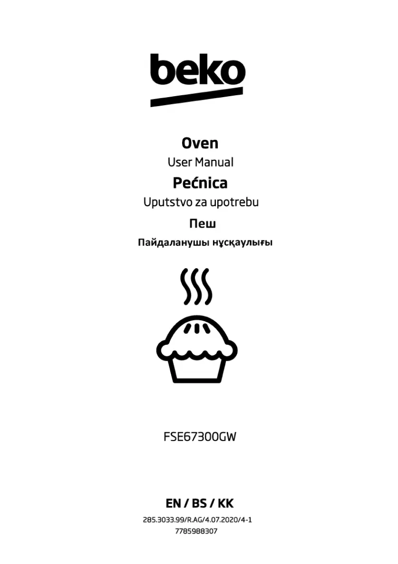 Image de la première page du manuel de l'appareil FSE67300GW