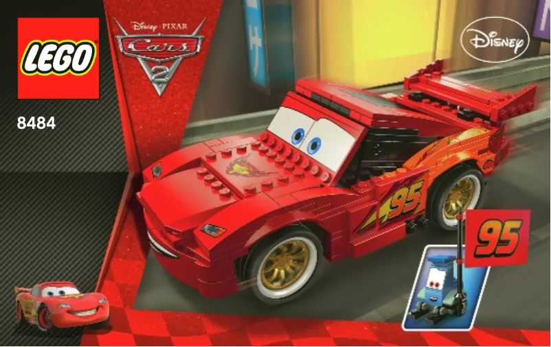 Image de la première page du manuel de l'appareil Ultimate Build Lightning McQueen