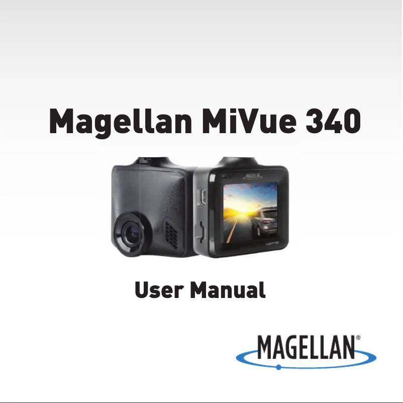 Page 1 de la notice Manuel utilisateur Magellan MiVue 340