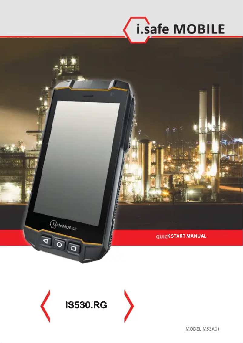 Page 1 de la notice Guide de démarrage rapide i.safe Mobile IS530.RG
