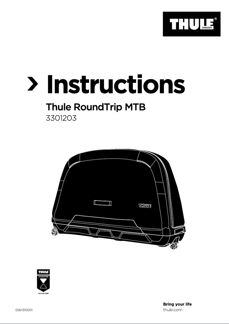 Page n°1 - Manuel utilisateur Thule RoundTrip MTB =