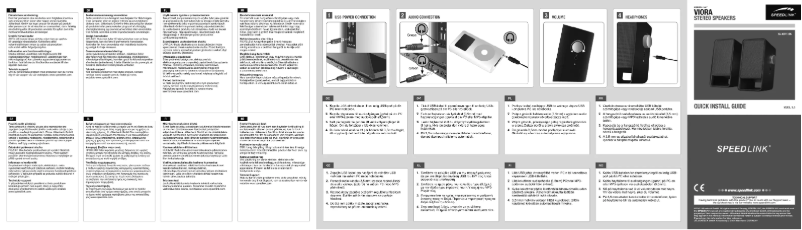 Page n°1 - Manuel utilisateur Speed-Link Viora SL-8011-BK