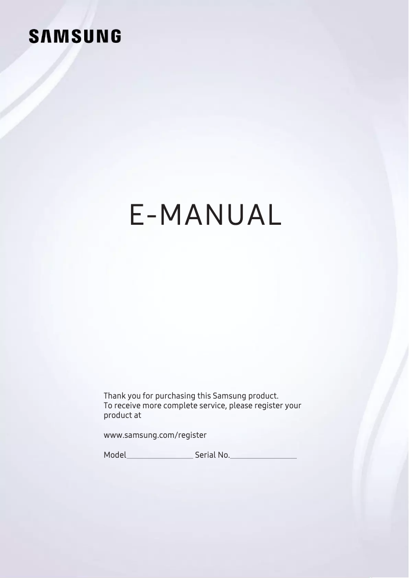 Page 1 de la notice Manuel utilisateur Samsung UA49KS8800J