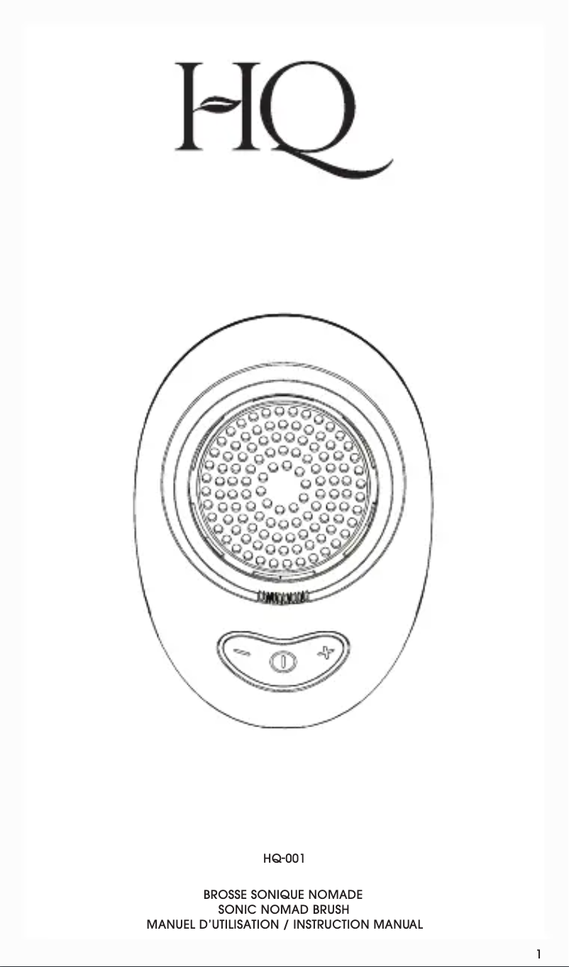 Page 1 de la notice Manuel utilisateur HQ HQ-001