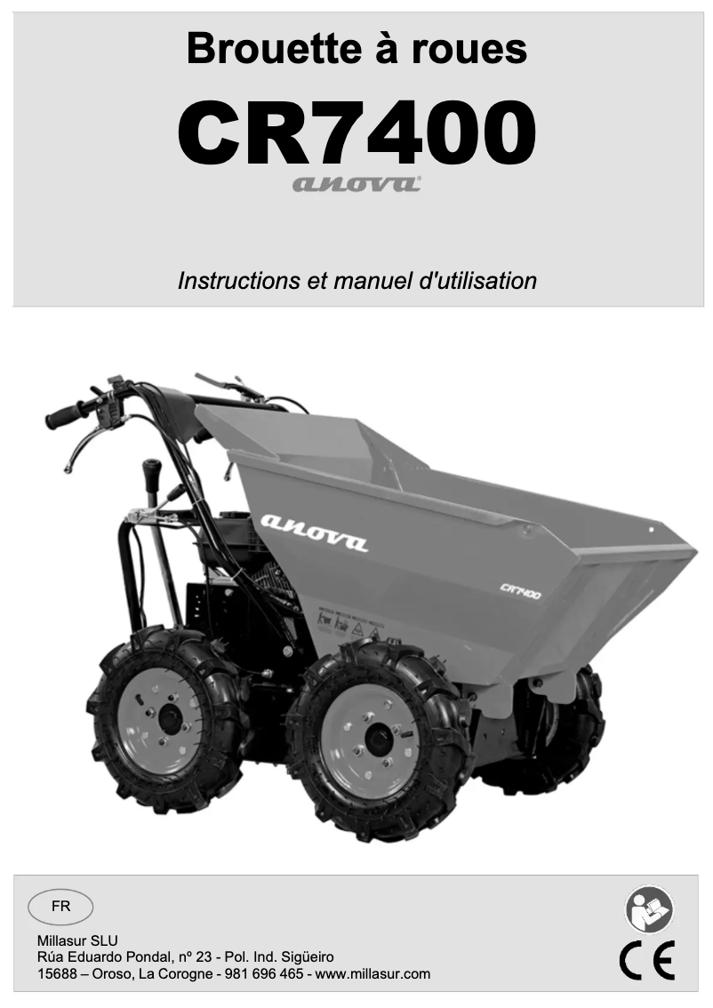 Page n°1 - Manuel utilisateur Anova CR7400