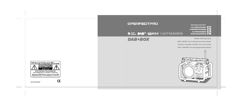 Page n°1 - Manuel utilisateur PerfectPro DAB+Box
