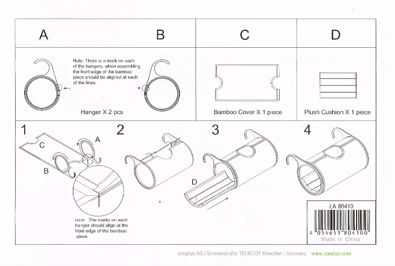 Page 1 of the manual User Manual Zooplus Natural Retreat