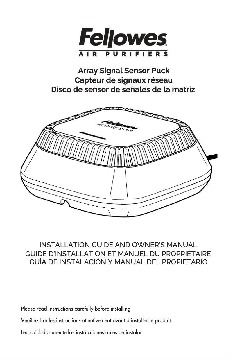 Image de la première page du manuel de l'appareil Array Signal