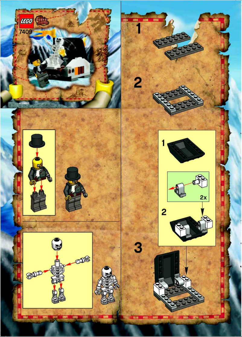 Page n°1 - Manuel utilisateur Lego Secret of the Tomb