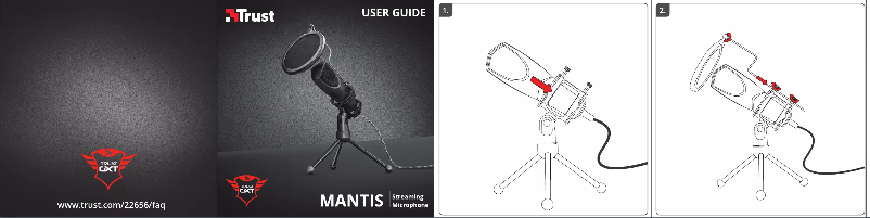 Image de la première page du manuel de l'appareil Mantis GXT232