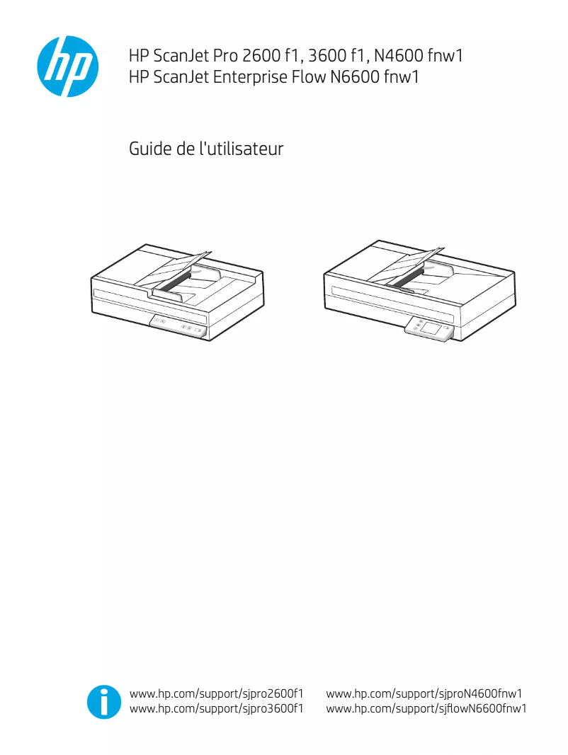 Page n°1 - Manuel utilisateur HP Scanjet Enterprise Flow N6600 fnw1