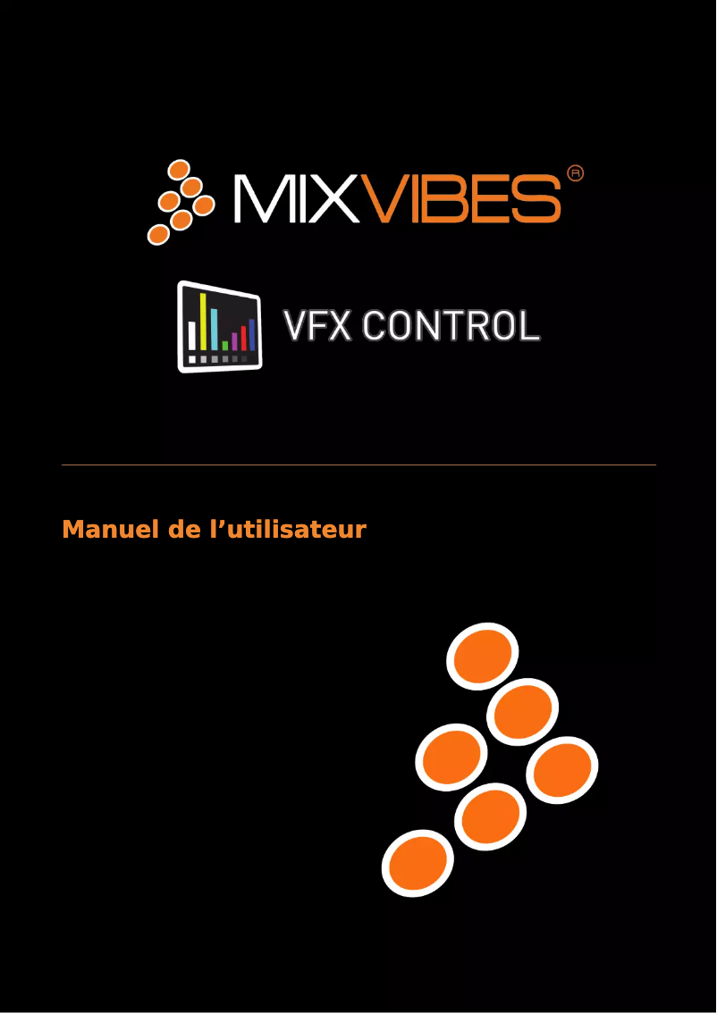 Image de la première page du manuel de l'appareil VFX Control