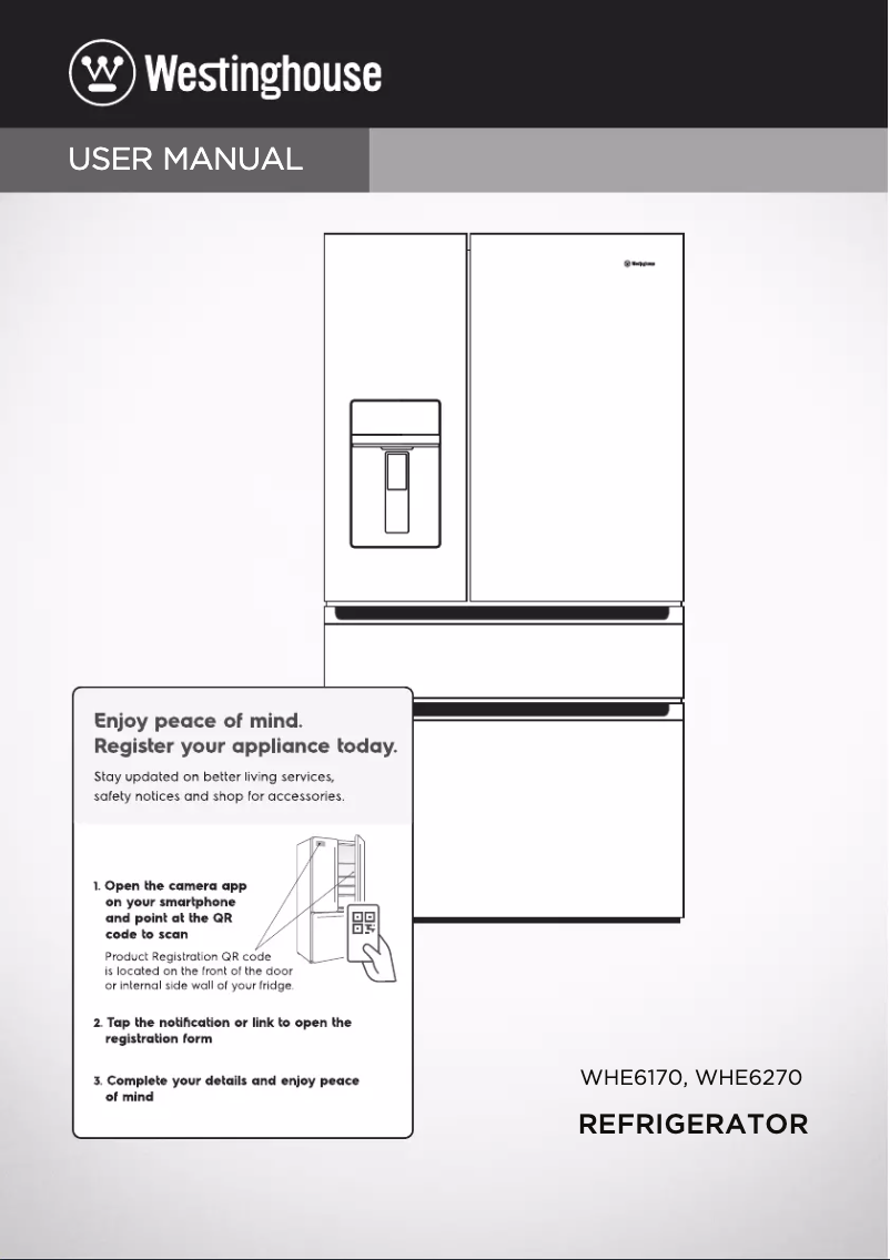 Image de la première page du manuel de l'appareil WHE6170SB