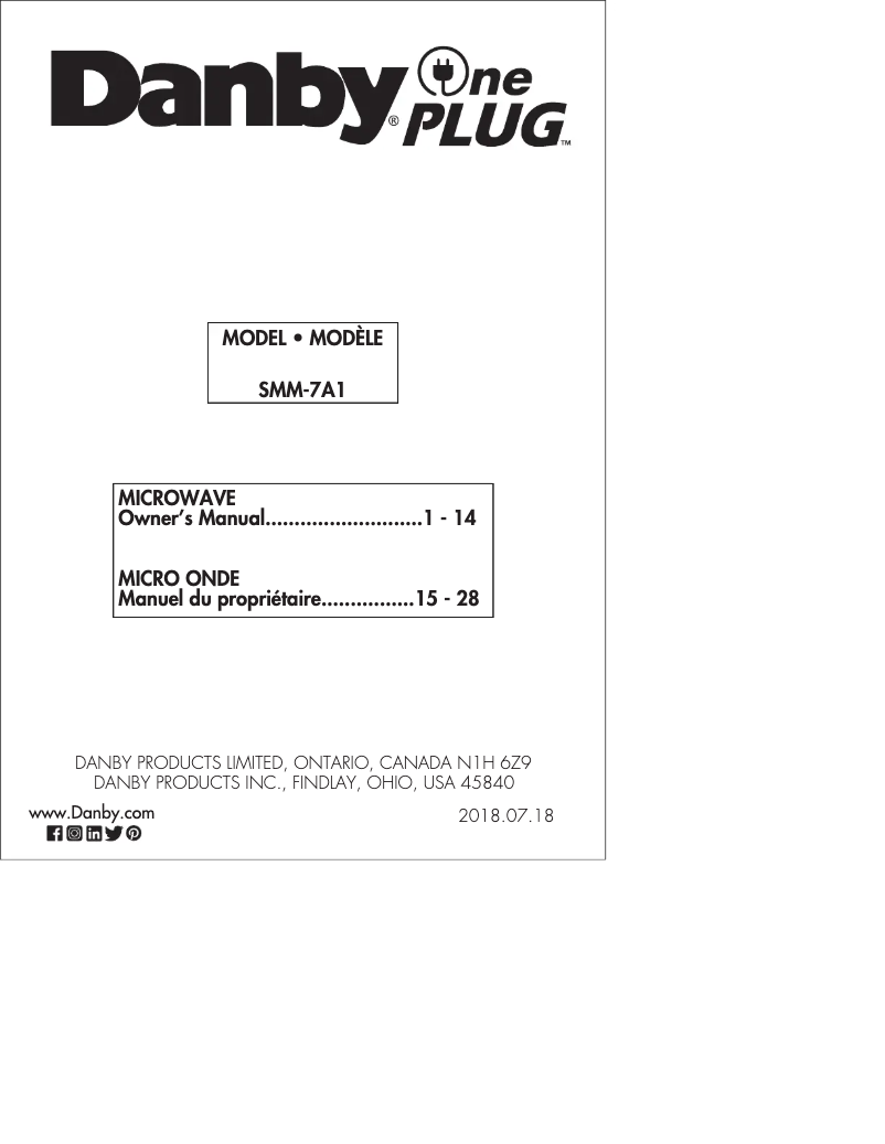 Image de la première page du manuel de l'appareil SMM-7A1