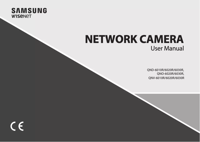 Page n°1 - Manuel utilisateur Wisenet QNO-6030R
