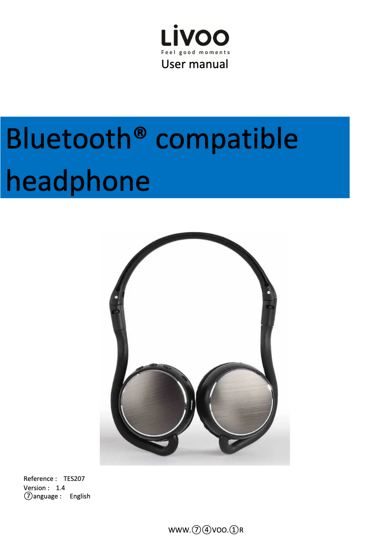 Page 1 de la notice Manuel utilisateur Livoo TES207