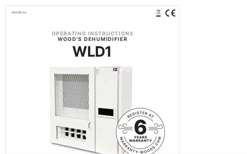 Page 1 de la notice Manuel utilisateur Wood's WLD1