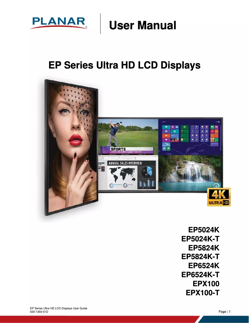 Imagen de la primera página del manual del dispositivo EP5824K