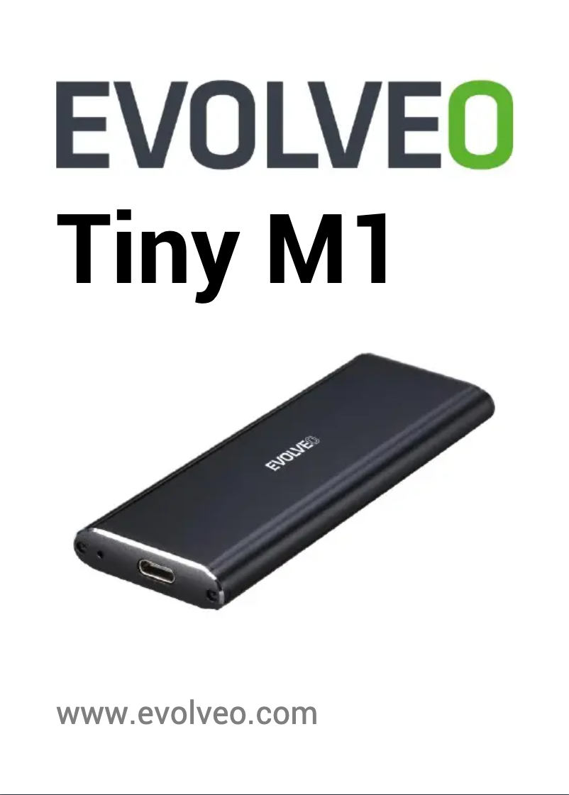 Page n°1 - Manuel utilisateur Evolveo Tiny M1