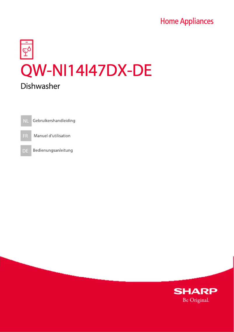 Page 1 de la notice Manuel utilisateur Sharp QW-NI14I47DX-DE