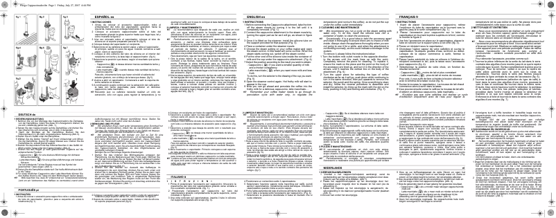 Image de la première page du manuel de l'appareil AD3550