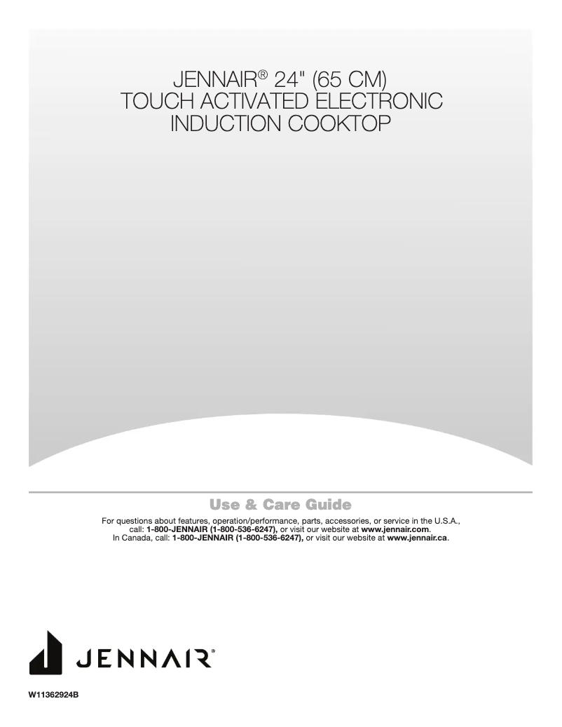 Page n°1 - Manuel utilisateur JennAir JIC4536KB