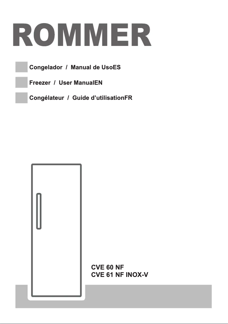Page n°1 - Manuel utilisateur Rommer CVE 61 NF INOX-V