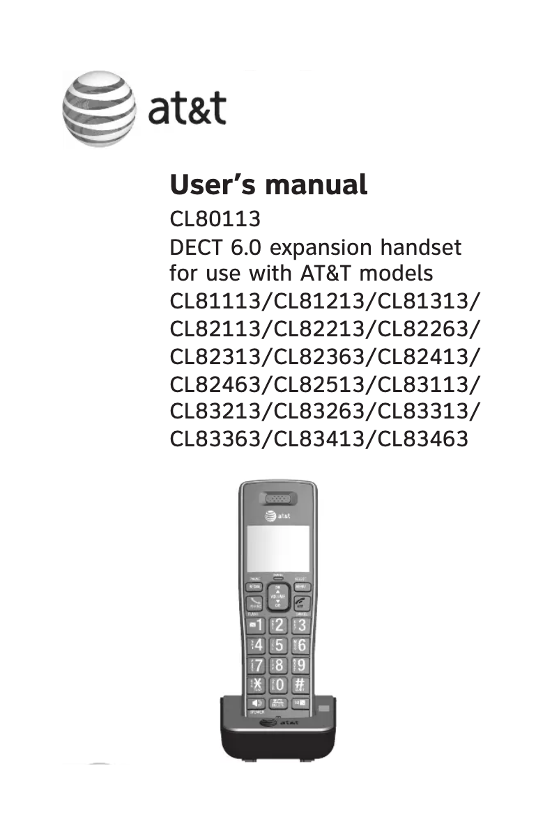 Imagen de la primera página del manual del dispositivo CL80113