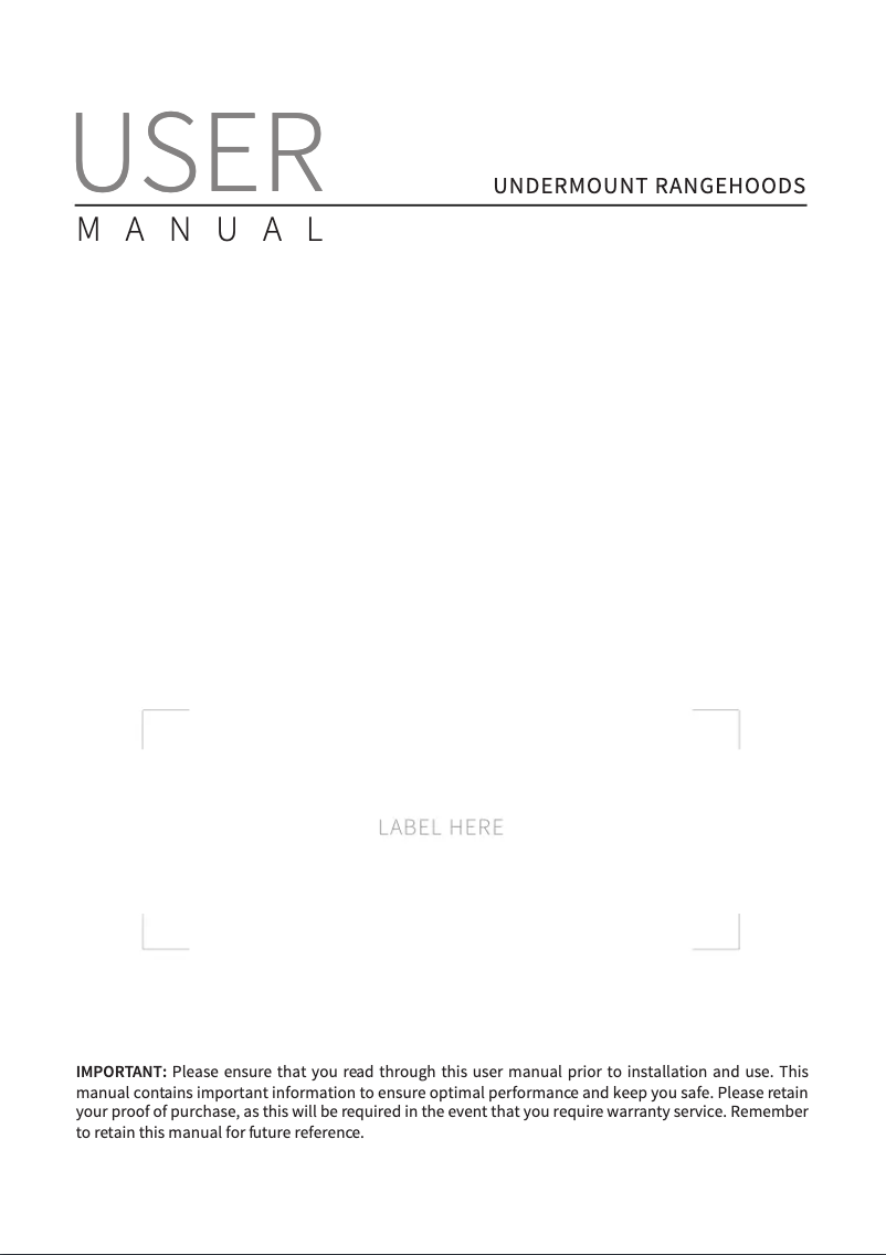 Image de la première page du manuel de l'appareil WPRU52ASL