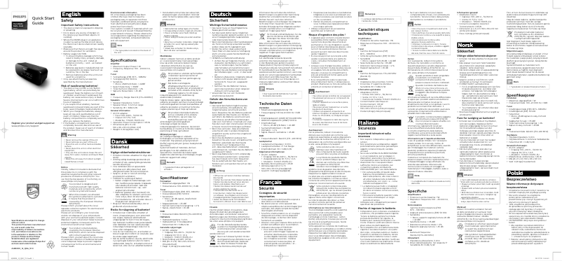 Page n°1 - Manuel utilisateur Philips AJB3000
