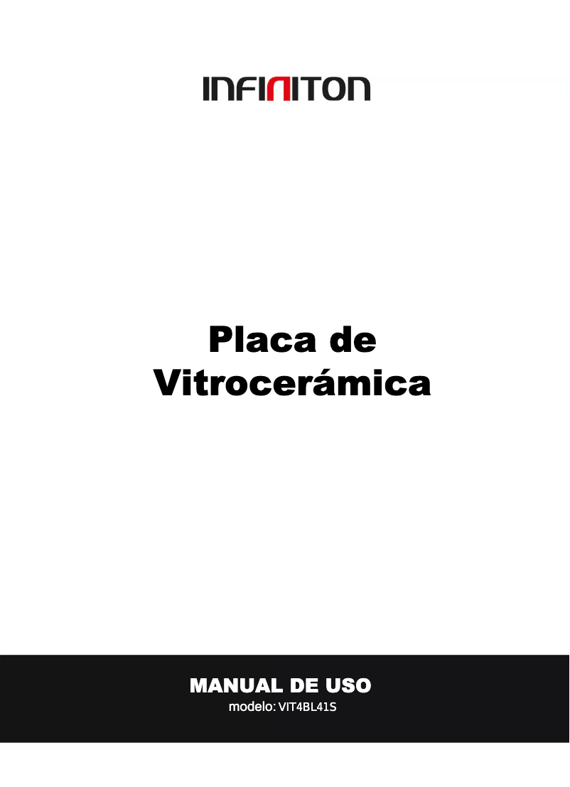 Page 1 de la notice Manuel utilisateur Infiniton VIT4BL41S