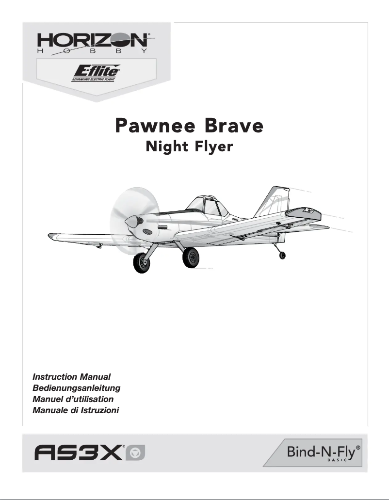 Image de la première page du manuel de l'appareil Brave Night Flyer BNF Basic