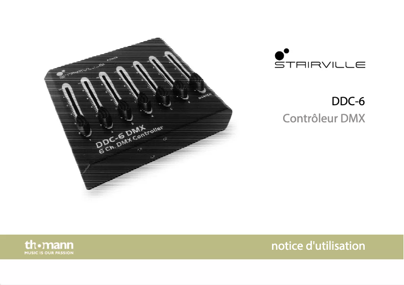 Page n°1 - Manuel utilisateur Stairville DDC-6