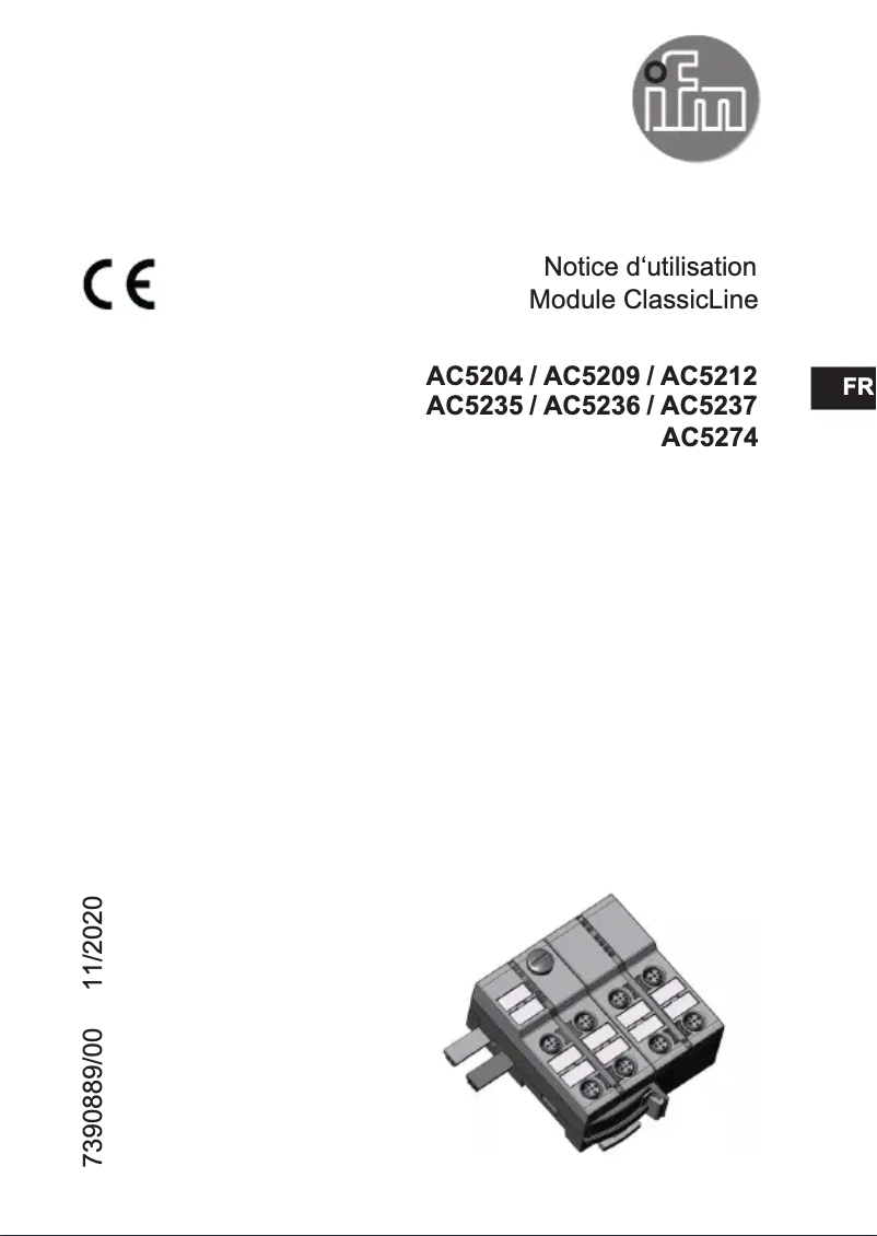 Image de la première page du manuel de l'appareil AC5209