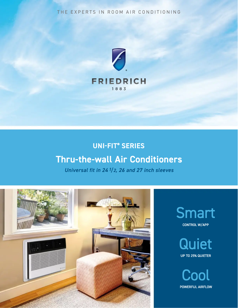 Page 1 de la notice Manuel utilisateur Friedrich UCT10A30B