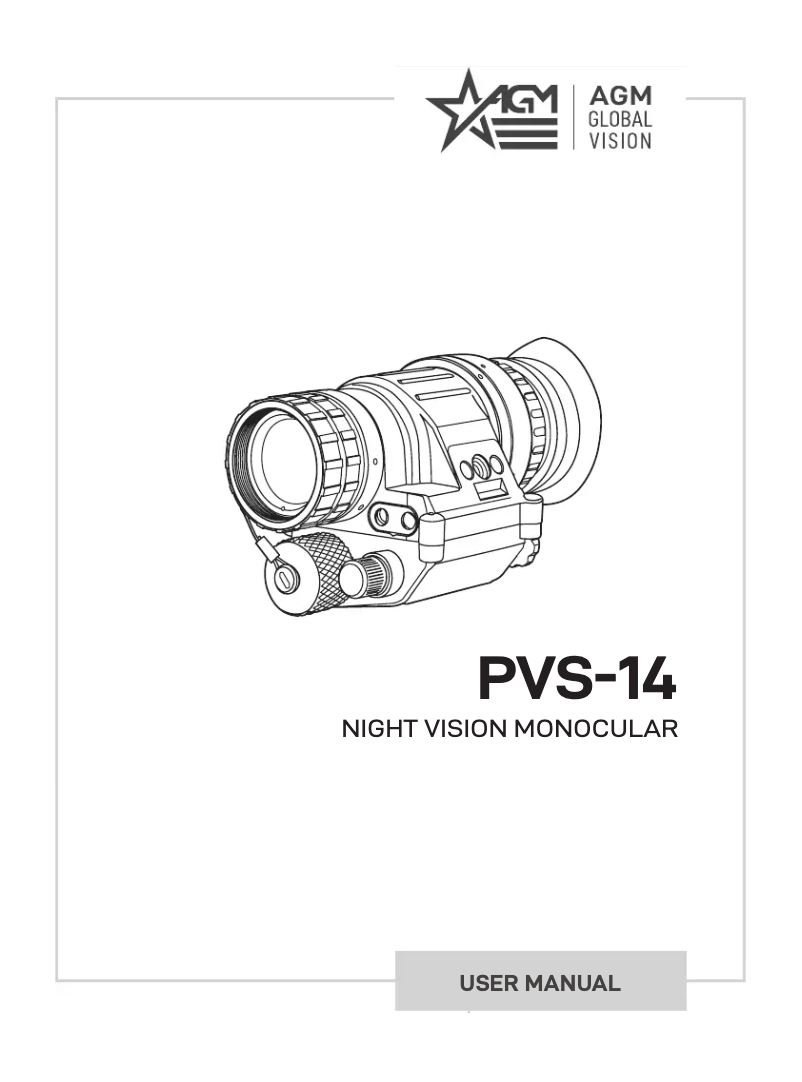 Image de la première page du manuel de l'appareil PVS-14