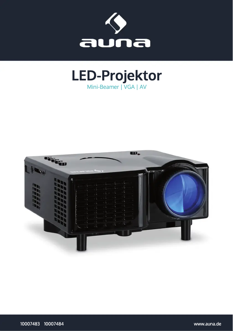 Page 1 de la notice Manuel utilisateur Auna 10007483