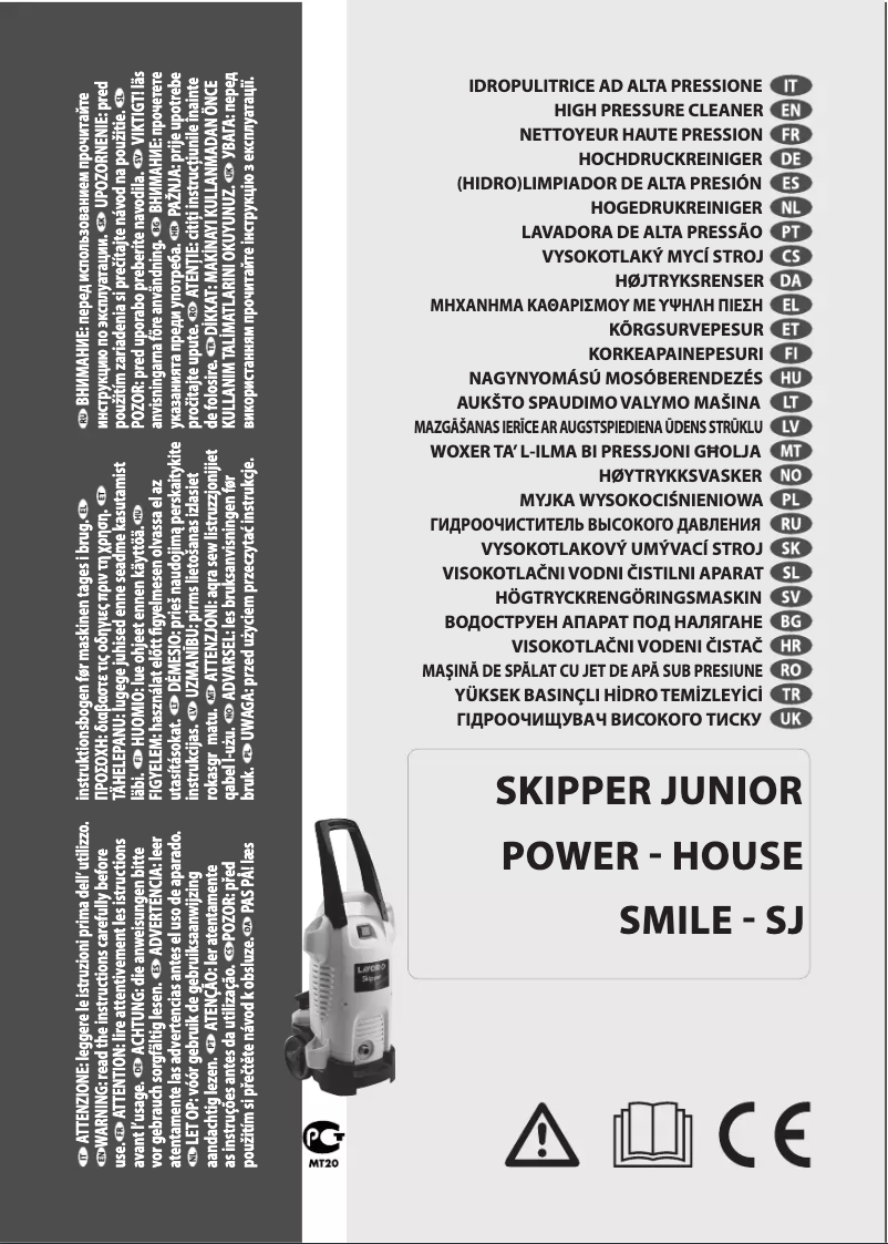 Page 1 de la notice Manuel utilisateur Lavorwash Skipper Junior 130